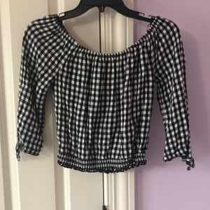 Hollister Cropped Off the Shoulder Blouse